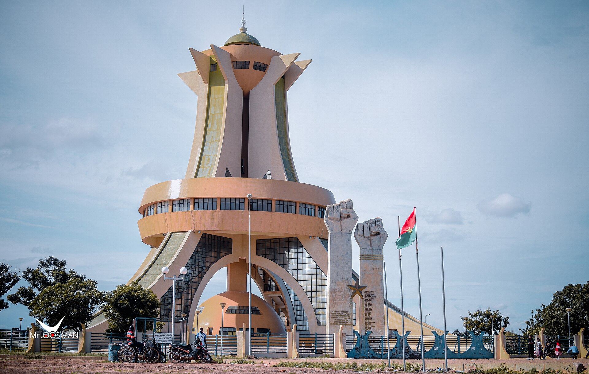 Monument des Héros Nationaux et Monument des Martyrs à Ouagadougou, Burkina Faso